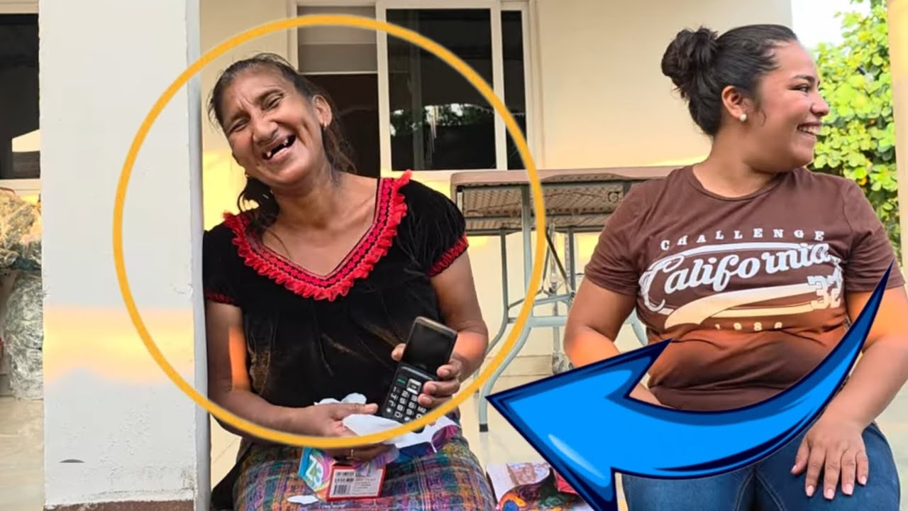 Ay padre! Vean la Reacción de Doña Lencha al Recibir su Teléfono 🤯😱