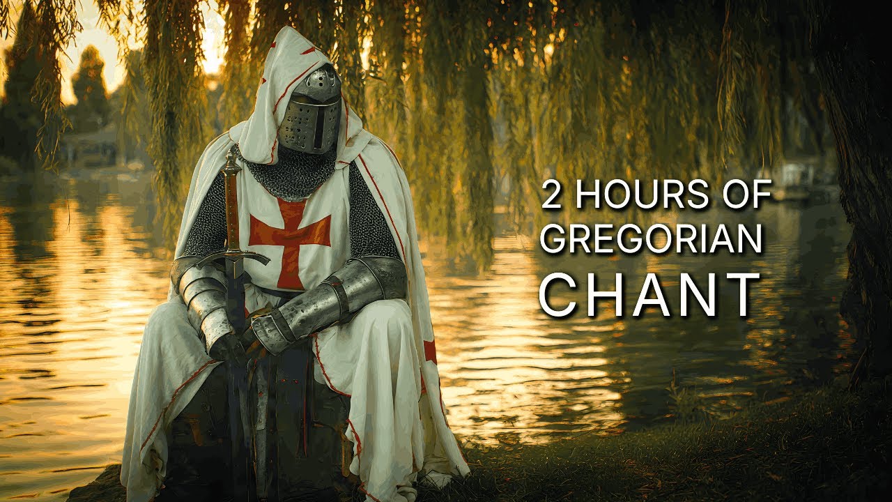 2 Hours of Deep Calm Gregorian Chant | Silent Templar Watch