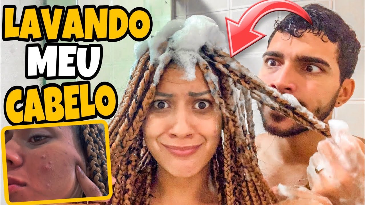 ELE LAVOU MEU CABELO NOVO! *ASSUSTADA COM MEU ROSTO*