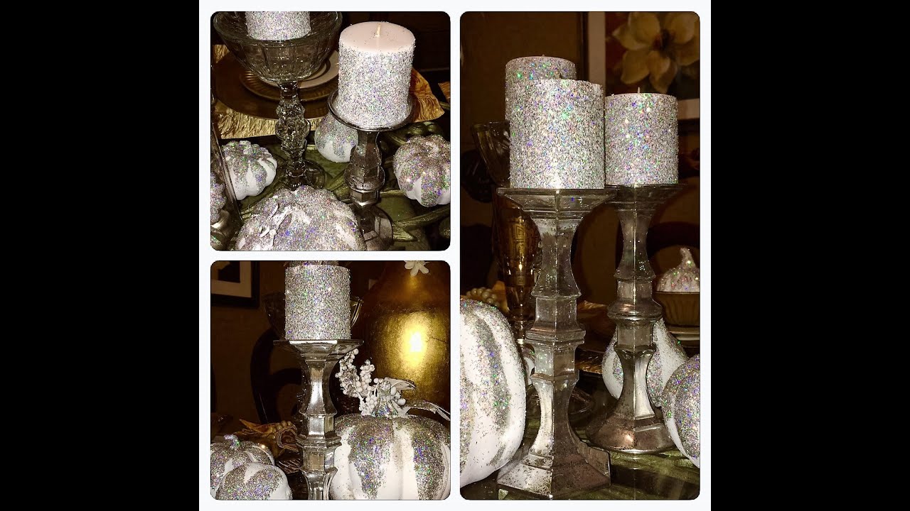 DIY | Dollar Tree Faux Mercury Glass Candlestick Holders (Z Gallerie Inspired)