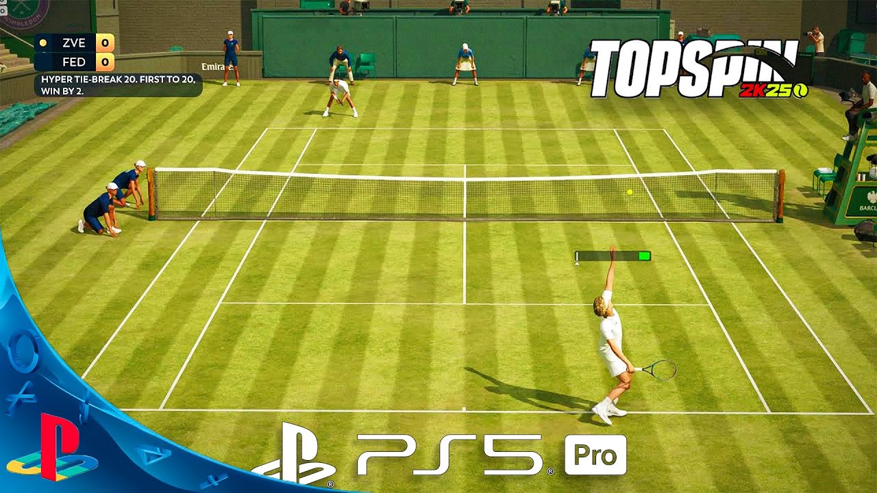 Top Spin 2K25 - *NEW UPDATE* - Alexander Zverev Vs Roger Federer I Wimbledon (PS5 pro)
