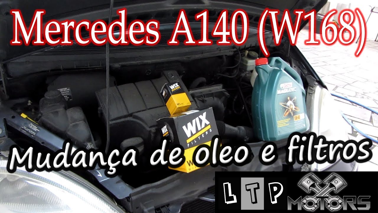(DIY) Revisão Oleo e filtros Mercedes A140 (W168)