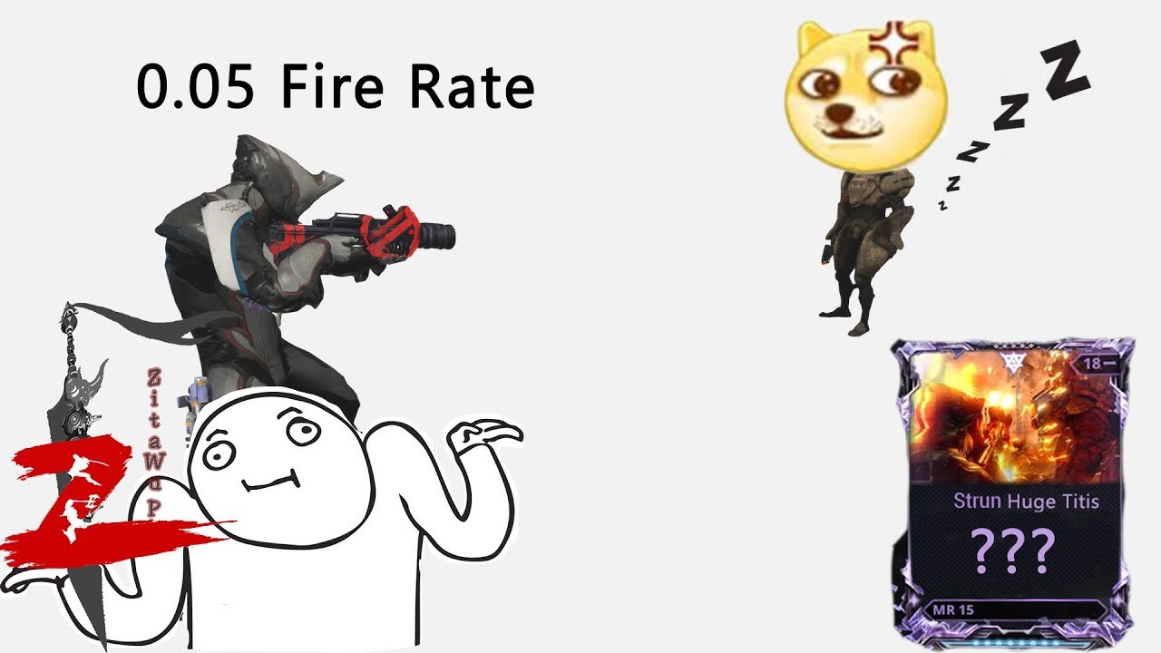 Warframe - 0.05 Fire Rate Strun has a dream