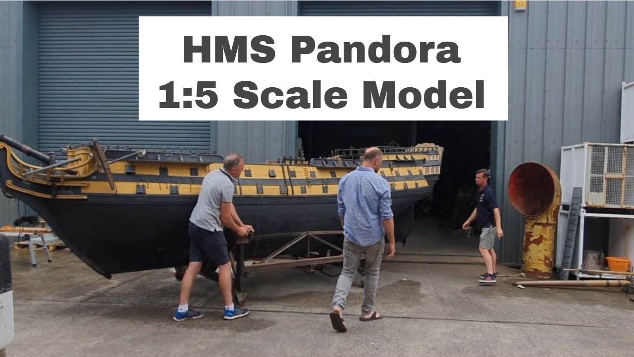 HMS Pandora arrives at Trinity Marine