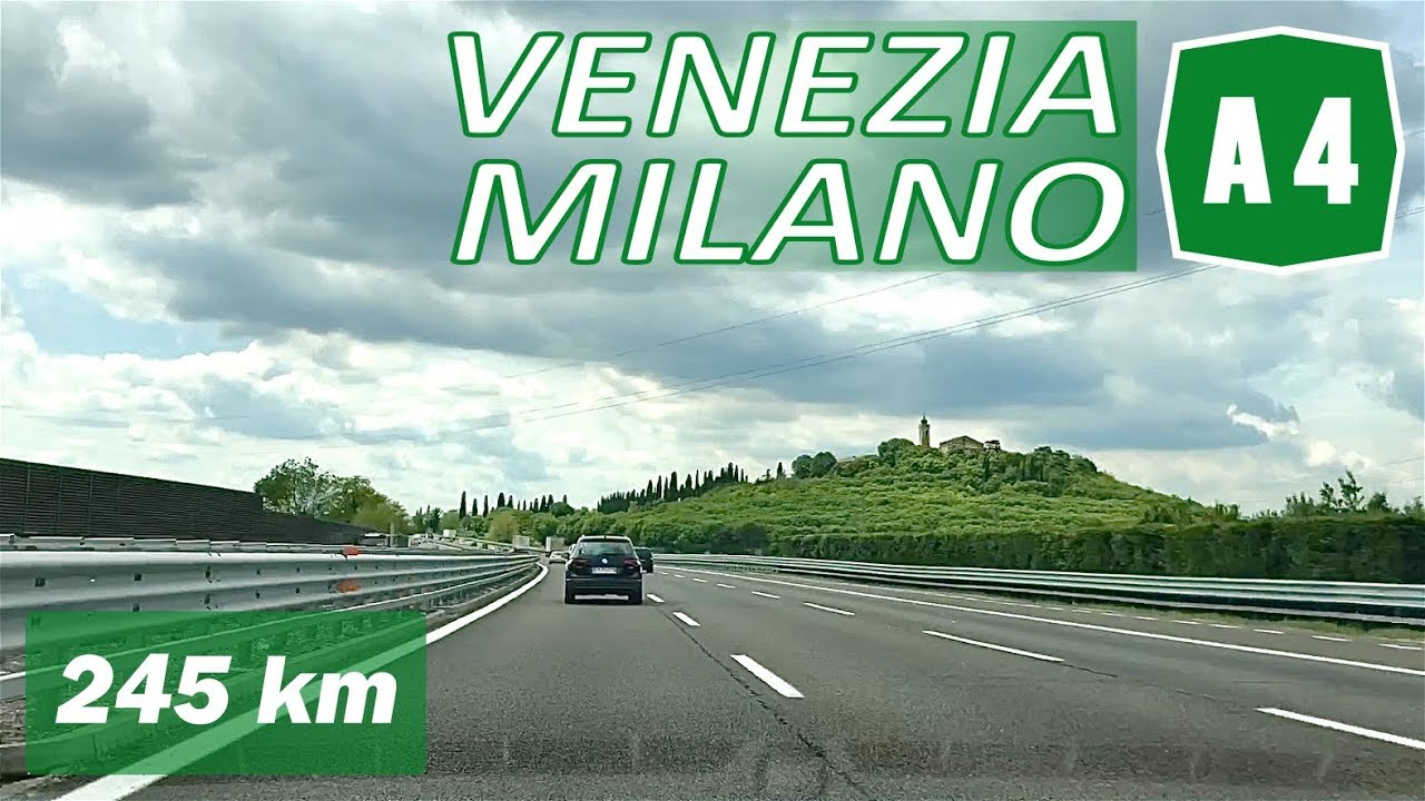 A4 | VENEZIA - MILANO | Autostrada Serenissima | Percorso completo