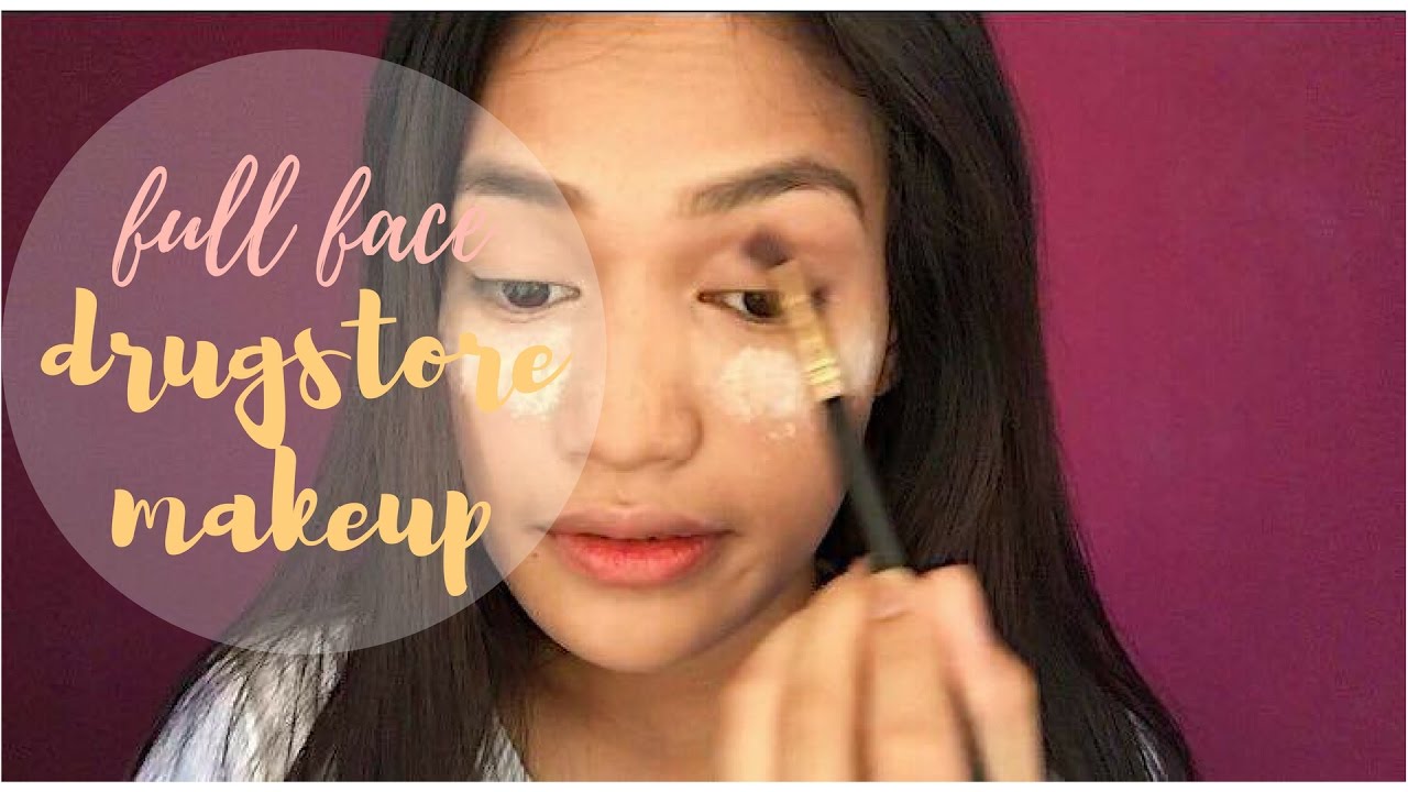 FULLFACE USING DRUGSTORE MAKEUP (SOFT SMOKEY EYELOOK! GANERN) | Philippines