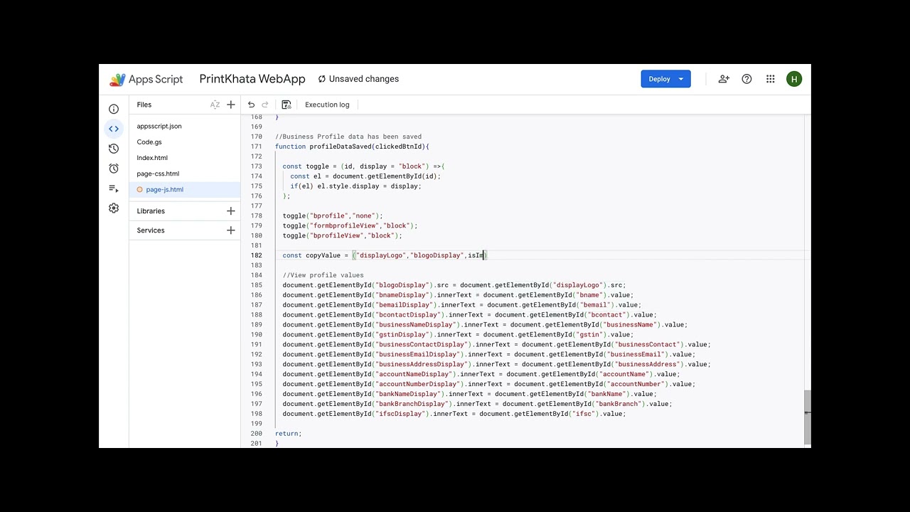 Product Class #7 | Clean Code with Toggle & CopyValue | Profile Edit & View Refactor