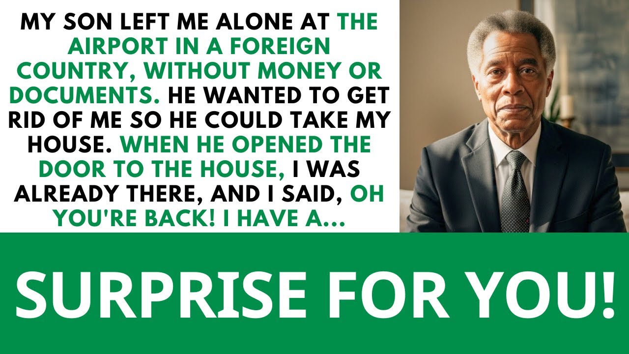 My Son Left Me In A Foreign Country, But When He Returned Home, He Couldn't Believe His Eyes...
