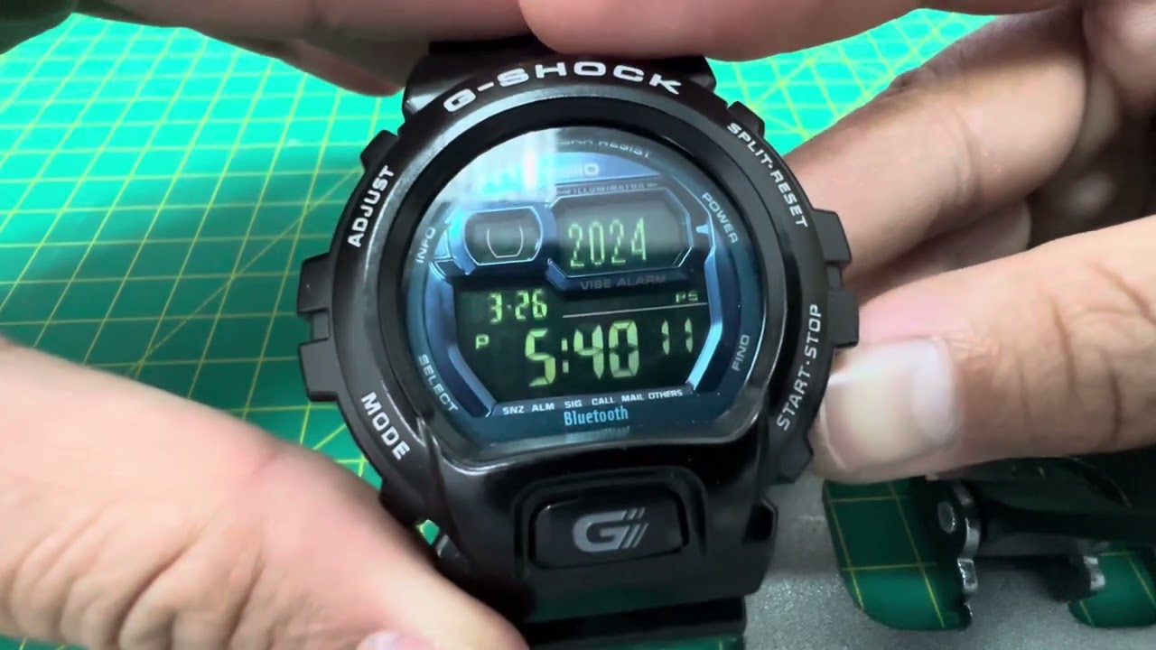 Chỉnh Giờ Đồng Hồ Casio GShock GB-6900B (How To Set The Time And Date Casio GShock GB-6900B)