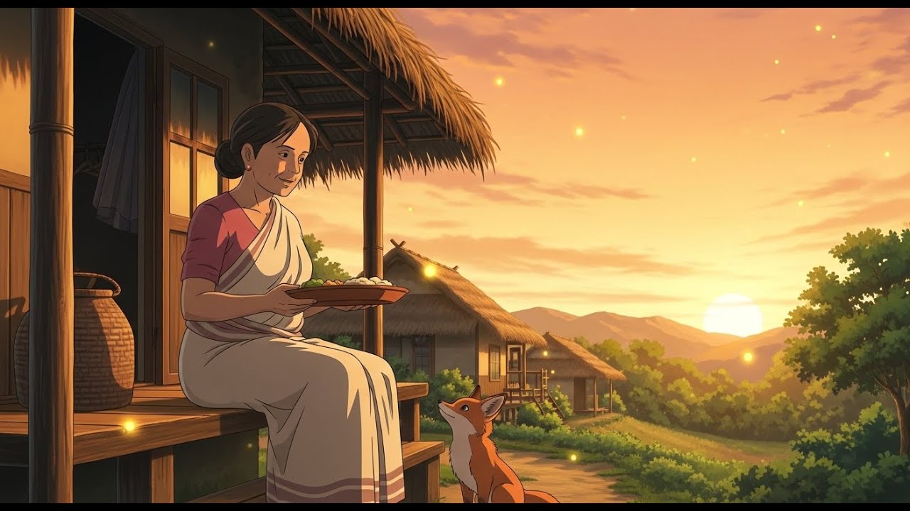 A Meal for the Unknown Guest | Cozy Ghibli-Style ASMR Story | Peaceful Village Life