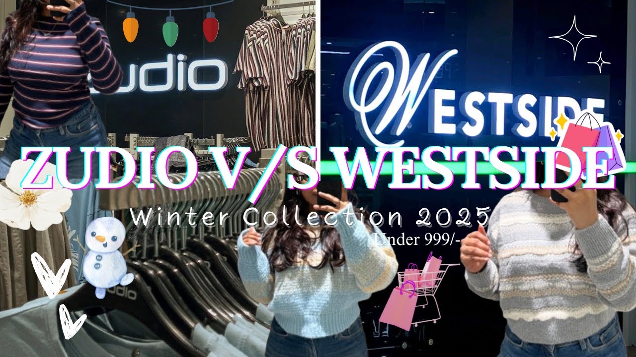 ZUDIO vs WESTSIDE Winter Collection 2025 🛍️ | Best Winter Outfits Under ₹999 💰| Budget Shopping Haul