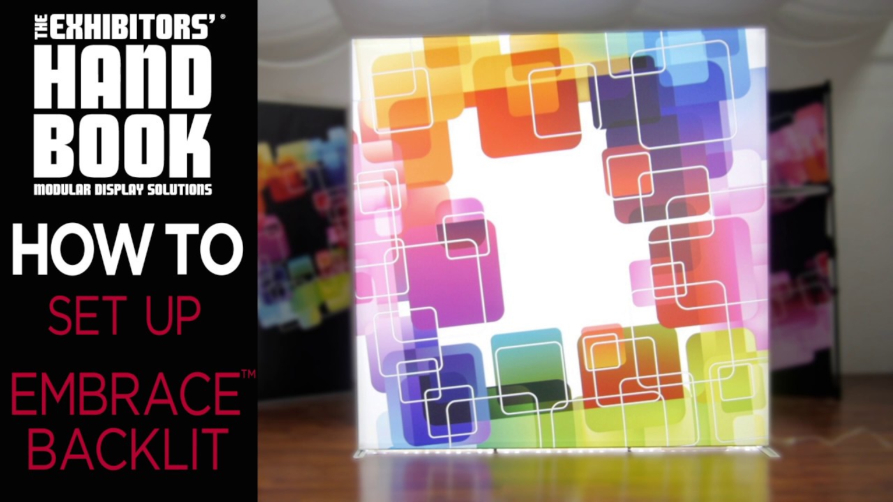 Embrace™ Backlit Push-Fit Fabric Display