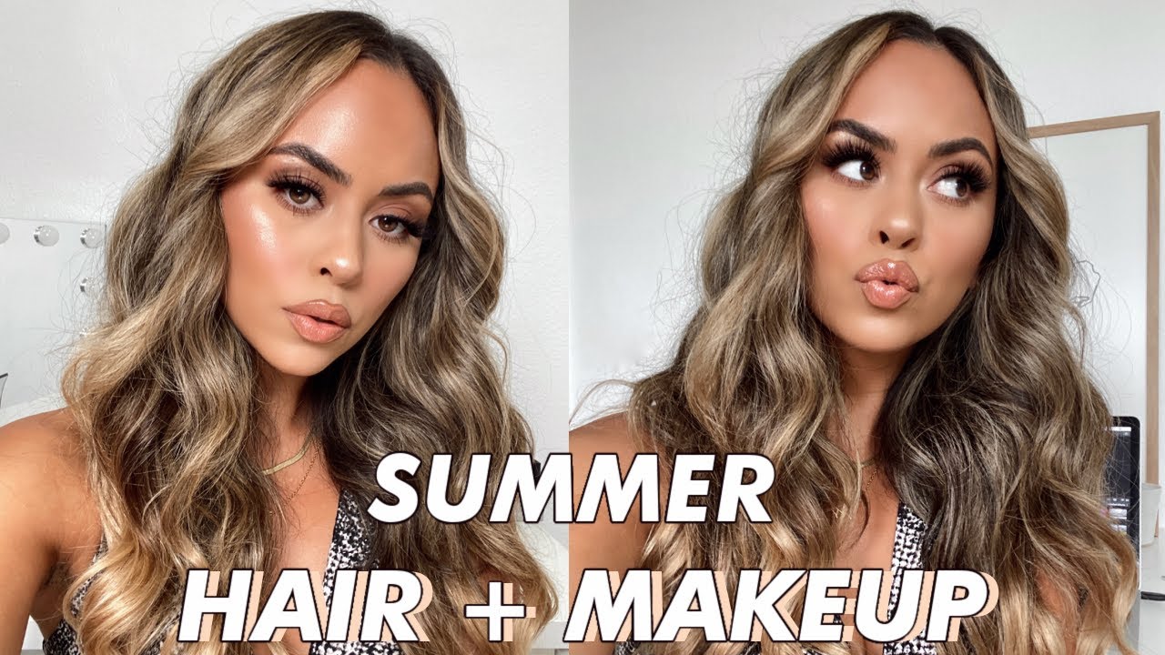 EVERYDAY SUMMER MAKEUP + HAIR GRWM! | VALE LOREN
