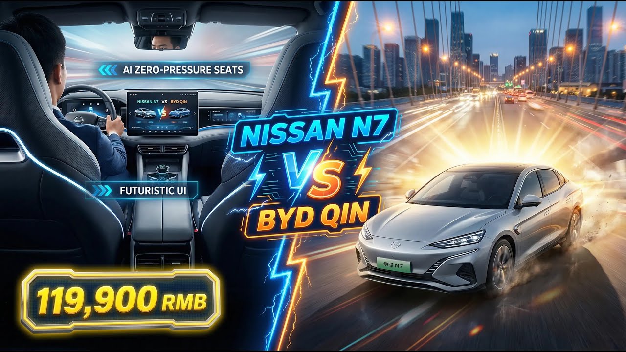 Nissan N7 vs BYD Qin EV: Why 119,900 Yuan is the New EV War Zone!