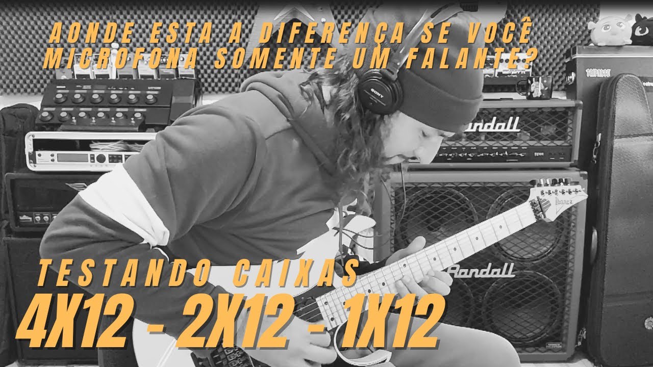 Existem Diferenças Entre Caixas 4x12 - 2x12 - 1x12 Se Você Microfona Somente um Falante?