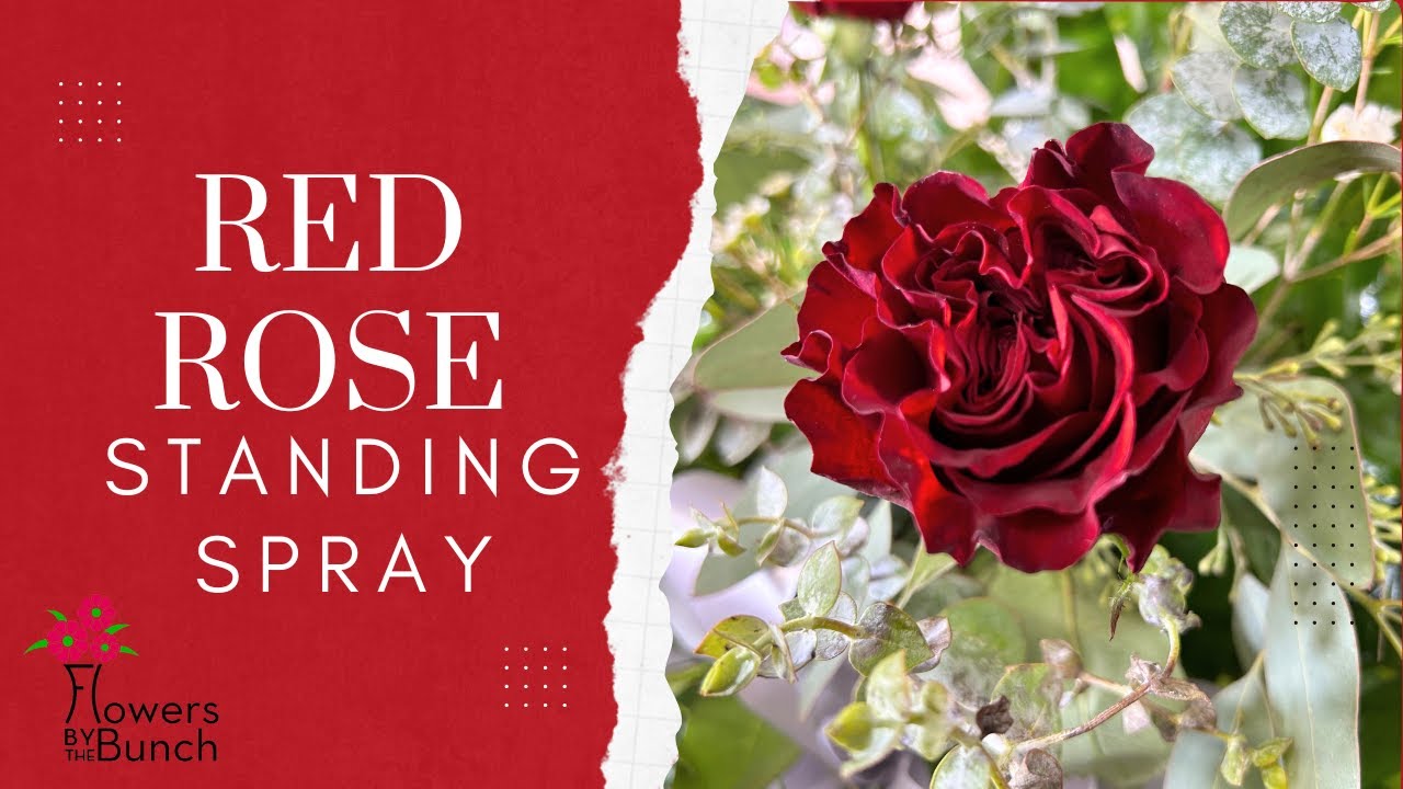 ALL Red Rose Tribute - Fresh Floral Spray