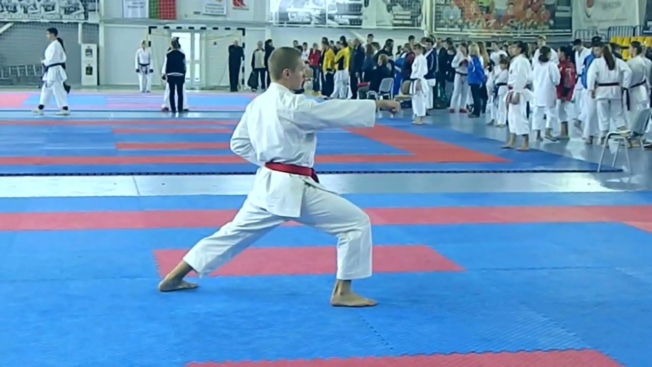Kata GANKAKU | 型 岩鶴 | Shotokan style | Ката ГАНКАКУ стиля Сётокан каратэ | WKF karate championship