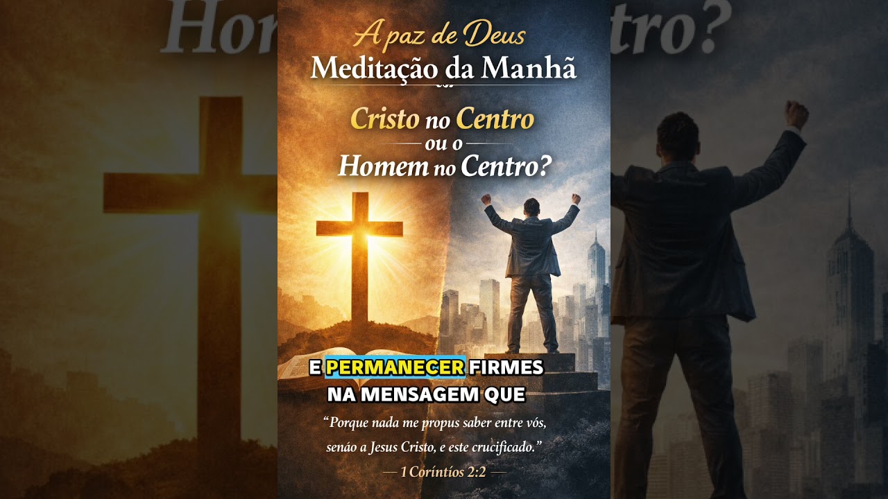 Cristo no Centro ou o Homem no Centro?