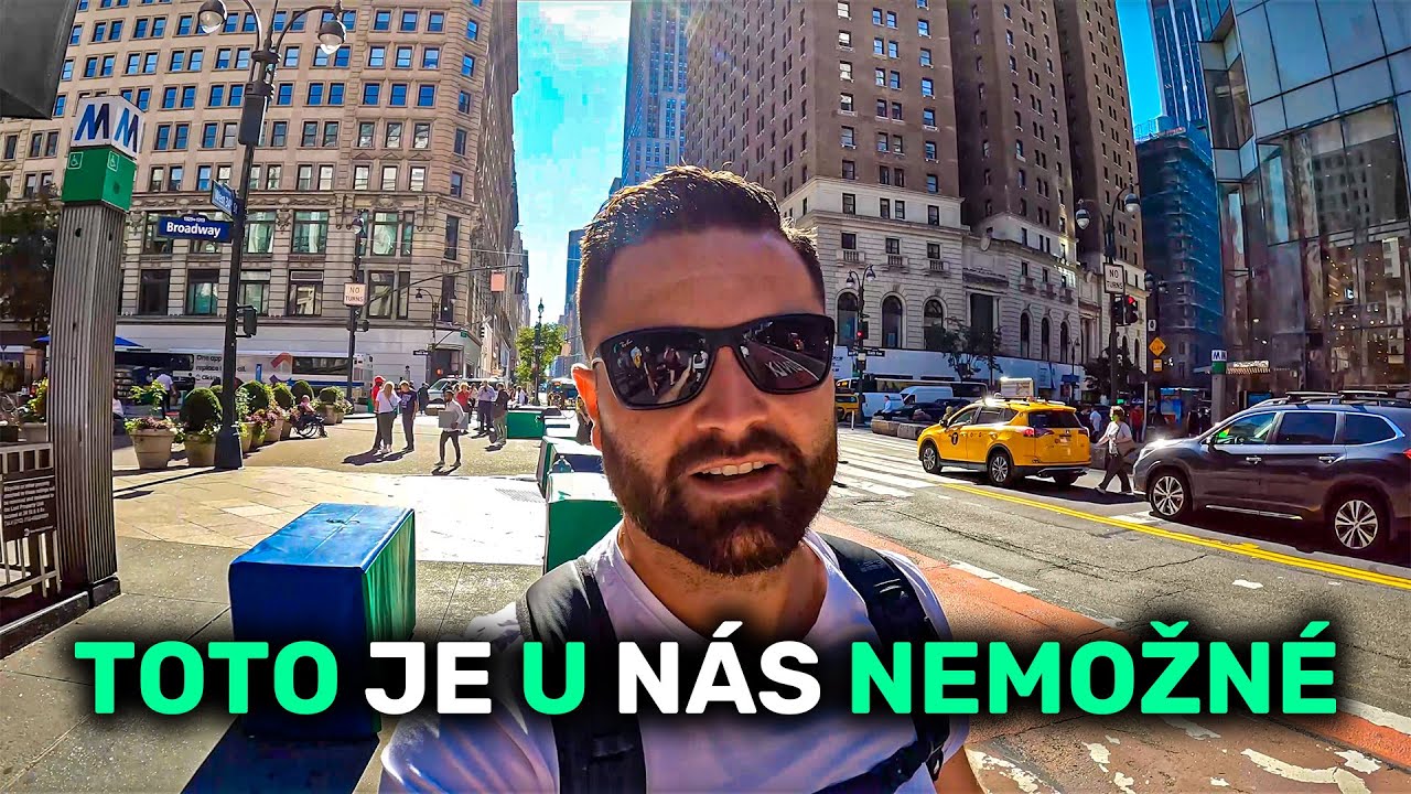 TOTO JE U NÁS NEMOŽNÉ! | New York travel video vlog 4K 2022