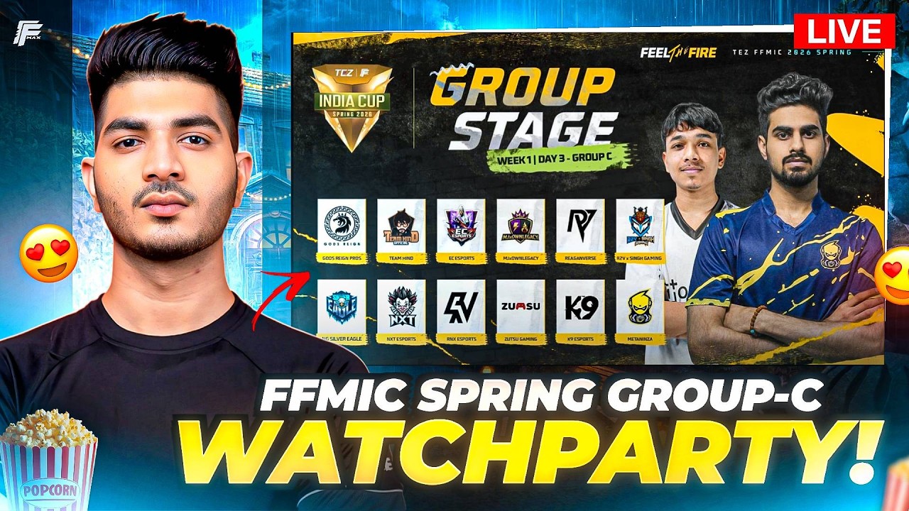 FFMIC WATCHPARTY WITH ICONIC  FT. KILLER & UJJWAL             #FFMIC2026 #iconic  #teamelite #TEZ