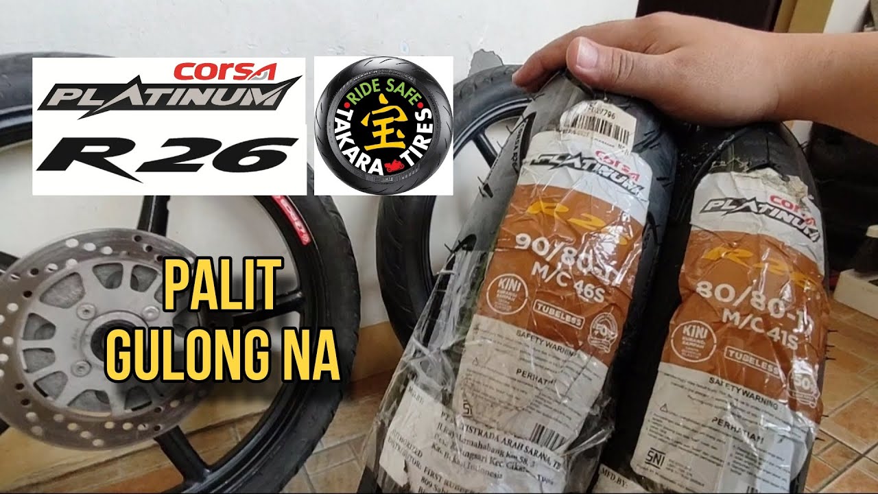 CORSA PLATINUM R26 - 80/80 - 90/80 | TAKARA TIRES | VEGAFORCE FI