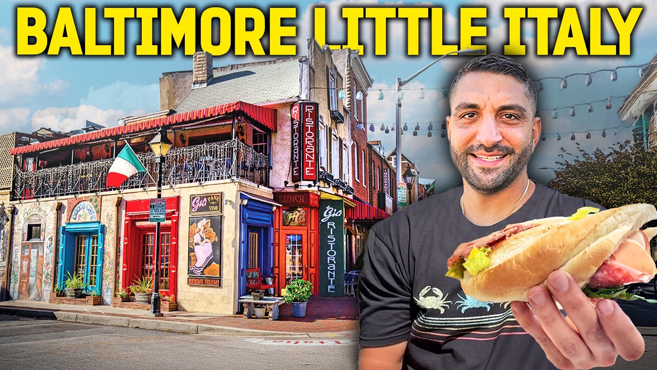 Famous food spots in Baltimore's Little Italy
