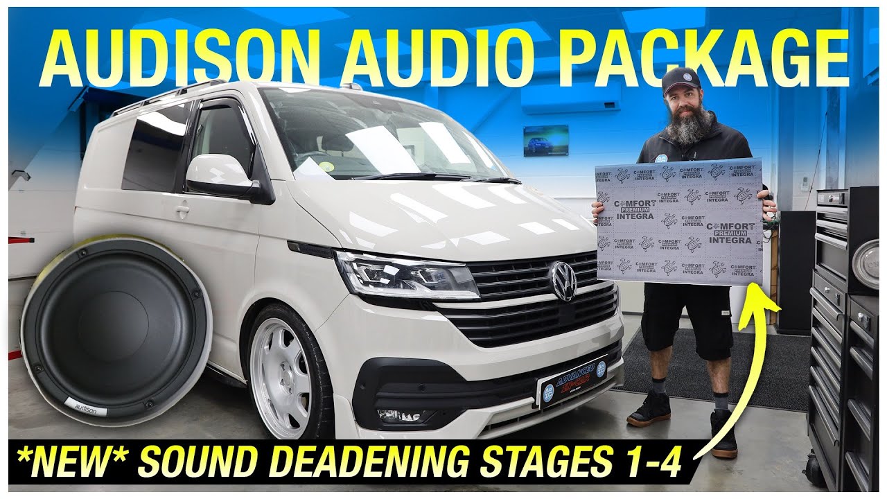 T6.1 модернизирован с использованием аудиосистемы и звукоизоляции Audison Voce II! (НОВЫЕ 