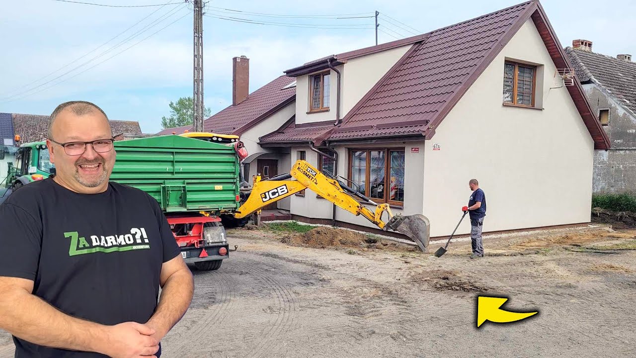 MAREK INWESTUJE W NOWE PODWÓRKO - WYKOPY POD KOSTĘ - STAN 1