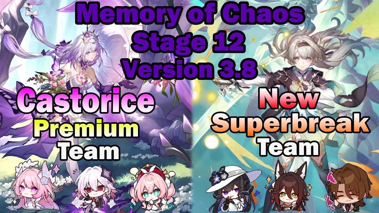 New MoC 3.8 | E0S1 Castorice (0cycle) X E0S0 Firefly (4cycle) | Honkai Star Rail