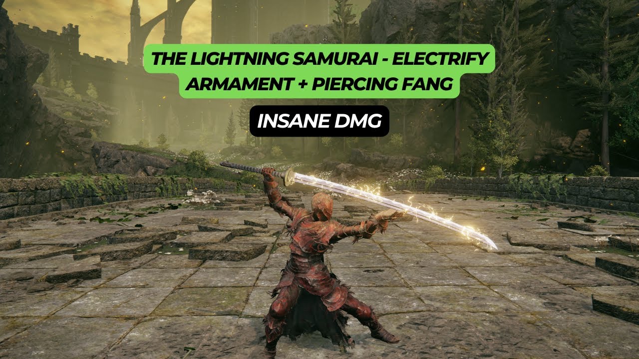 The Lightning Samurai - Electrify Armament + Piercing Fang = INSANE DMG!
