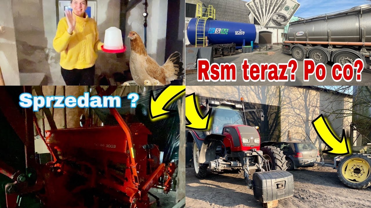 #562- Oszpecona valtra, dostawa rsm, koła od widza, kurczaki i rzepak rosną super, siewnik sprzedam?