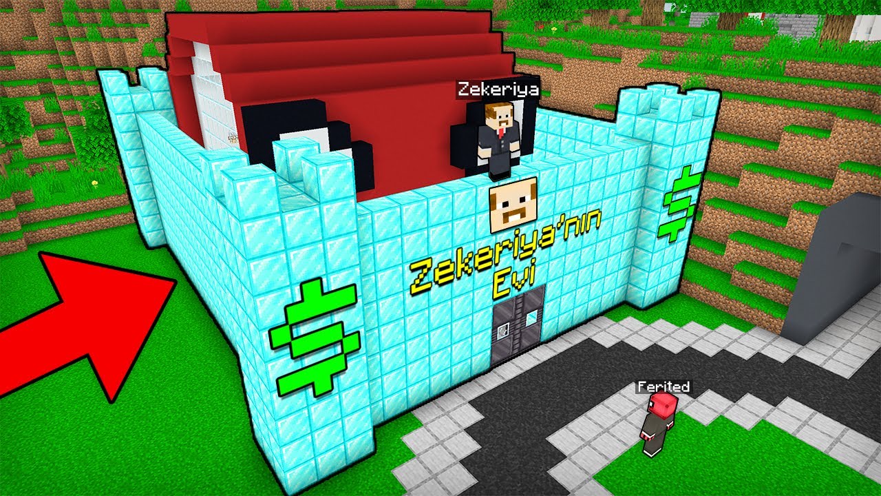 BU SAHTEKAR MİLYONER EVİMİ ELE GEÇİRDİ - Minecraft