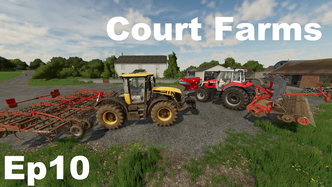 It's Time To Start Seeding Our Field's On Court Farms FS22 Ep10