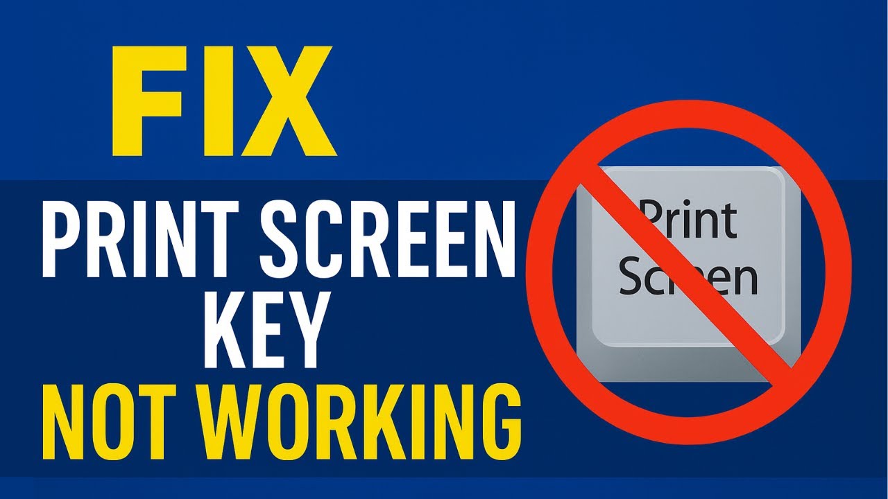 Print Screen Key Not Saving Screenshot? Here's the Fix (Windows 10/11)