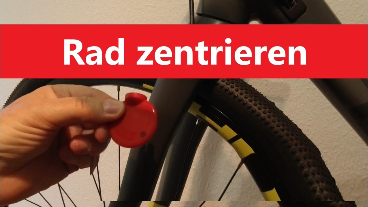 Rad zentrieren ohne Zentrierständer - Laufrad Seitenschlag entfernen