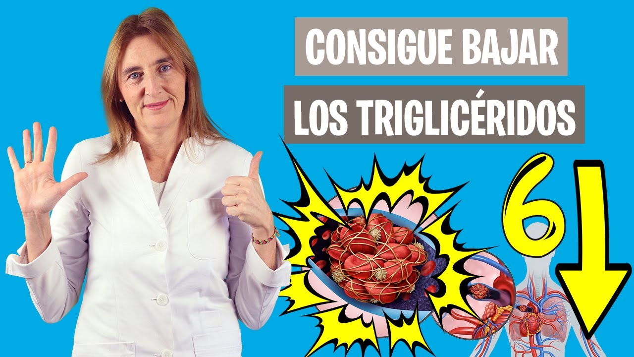 6 ALIMENTOS CLAVE para BAJAR los TRIGLICÉRIDOS | Cómo bajar los triglicéridos | Nutrición clínica