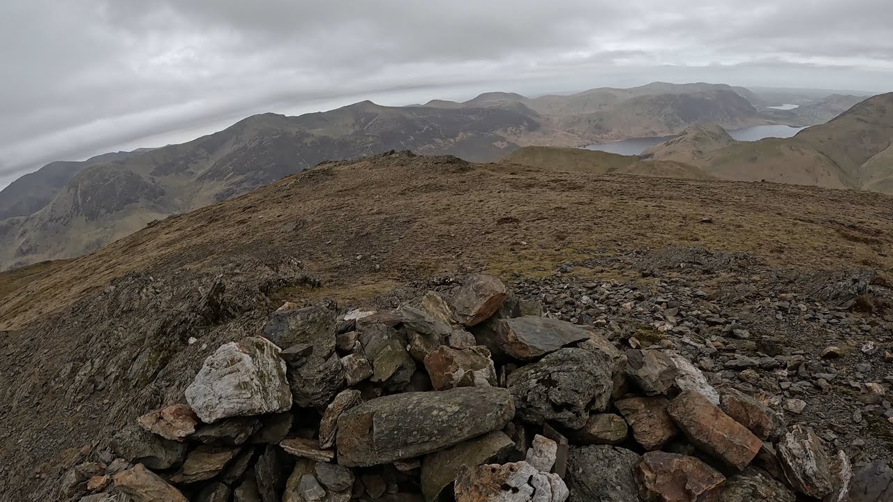 Dale Head, Robinson, Knott Rigg and Ard Crags from Honister Mine - The Lake District - 31.03.25