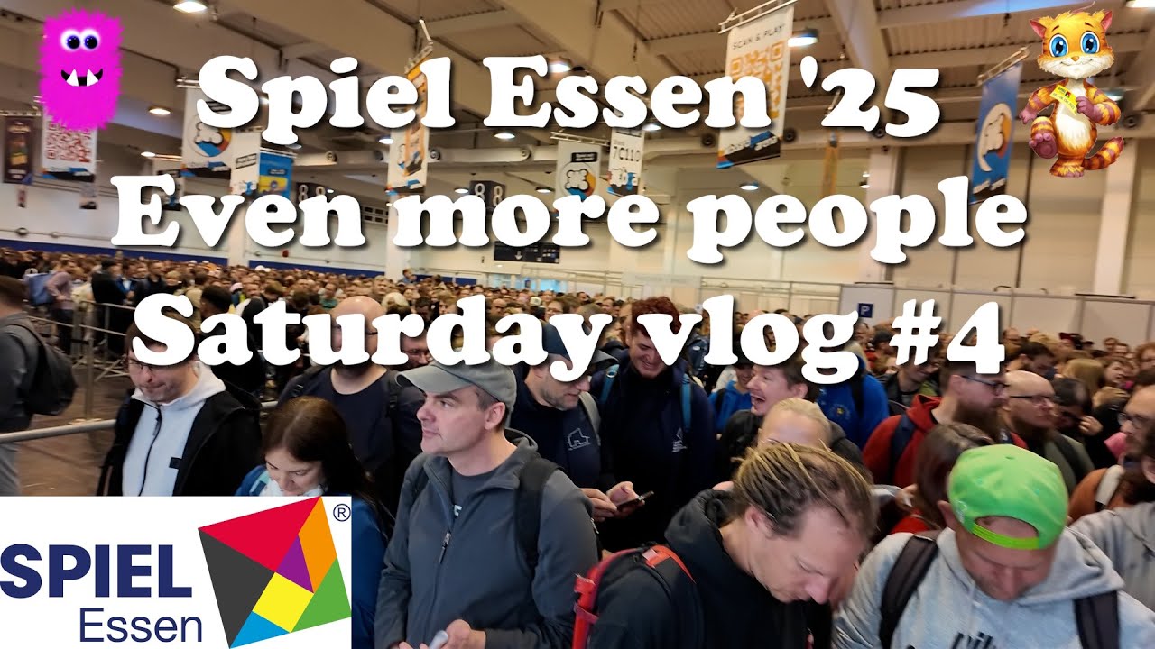 Spiel Essen 2025, суббота. Ещё больше людей с утра &mdash; видеоблог №4