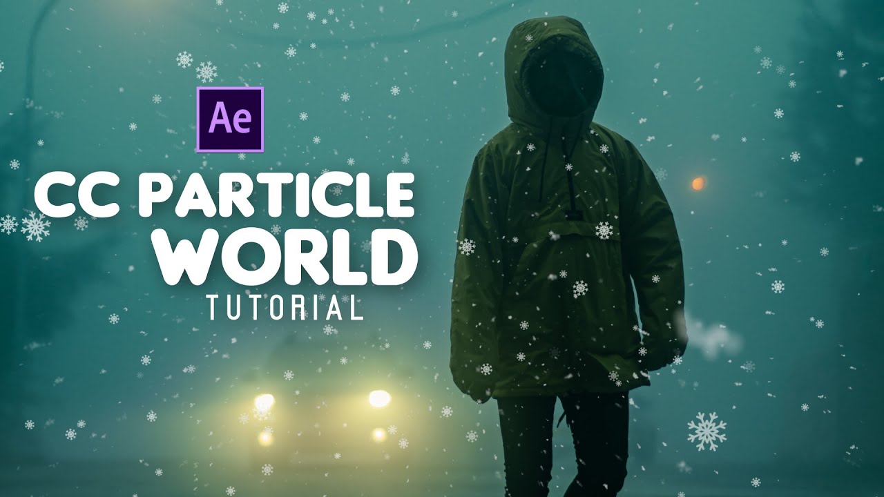CC Particle world Animation After Effects Tutorial