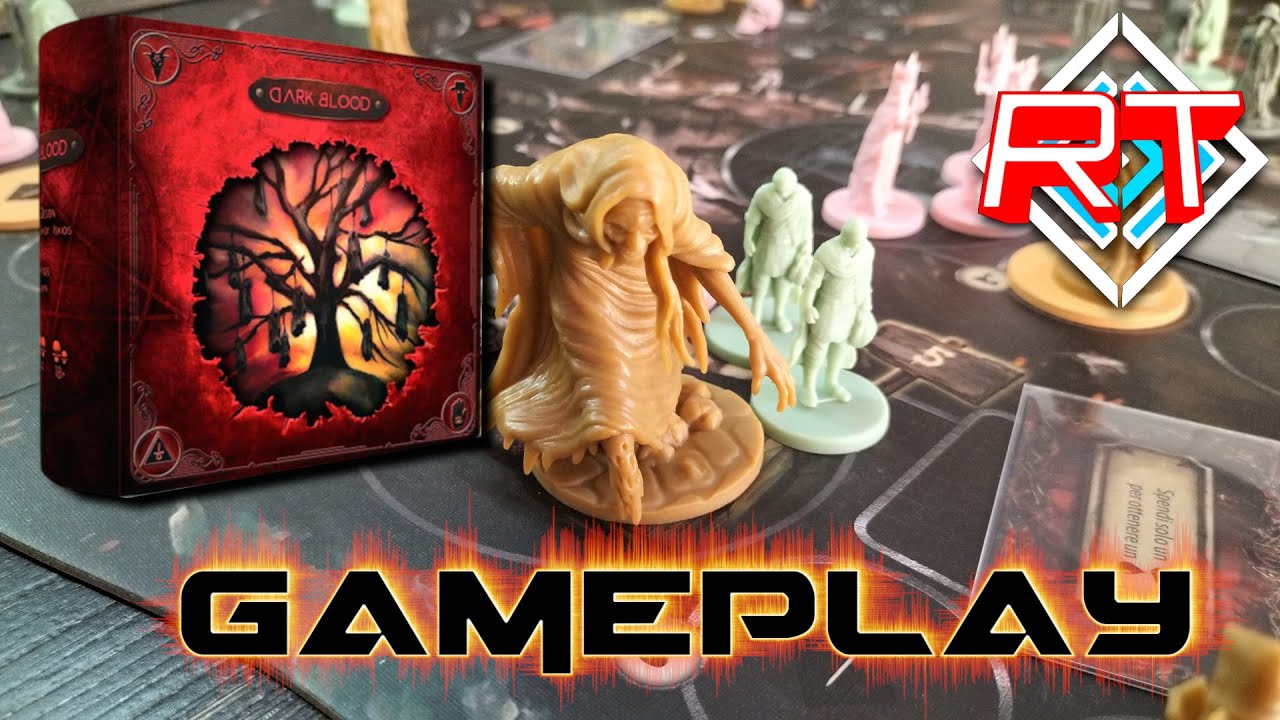 Dark Blood gameplay #105 partita in solo gioco da tavolo horror😱