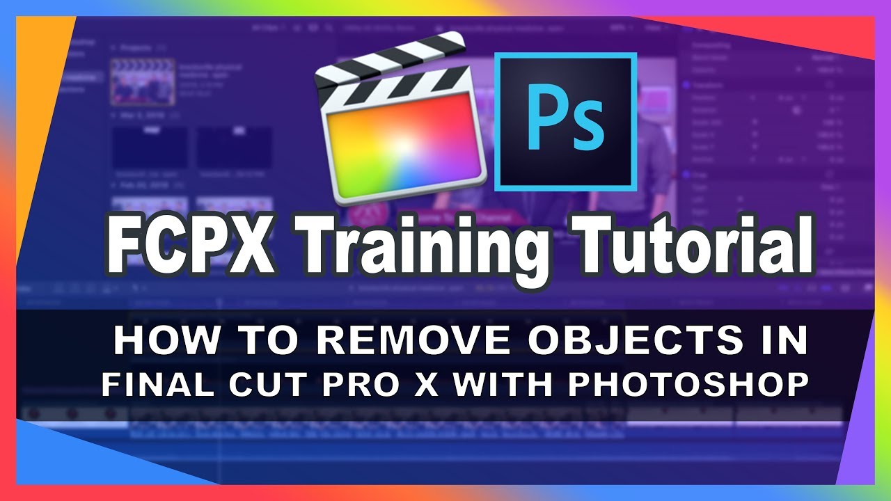 How to Remove Objects in Final Cut Pro X with Photoshop