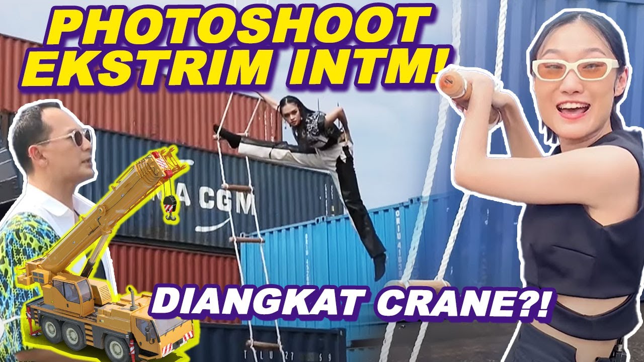 PHOTOSHOOT EKSTRIM DI INDONESIA'S NEXT TOP MODEL! SAMPAI DI ANGKAT CRANE MACHINE?!