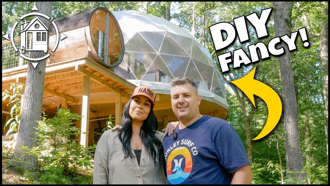 LUXURY DOME HOME built for $200k is like a nature hotel