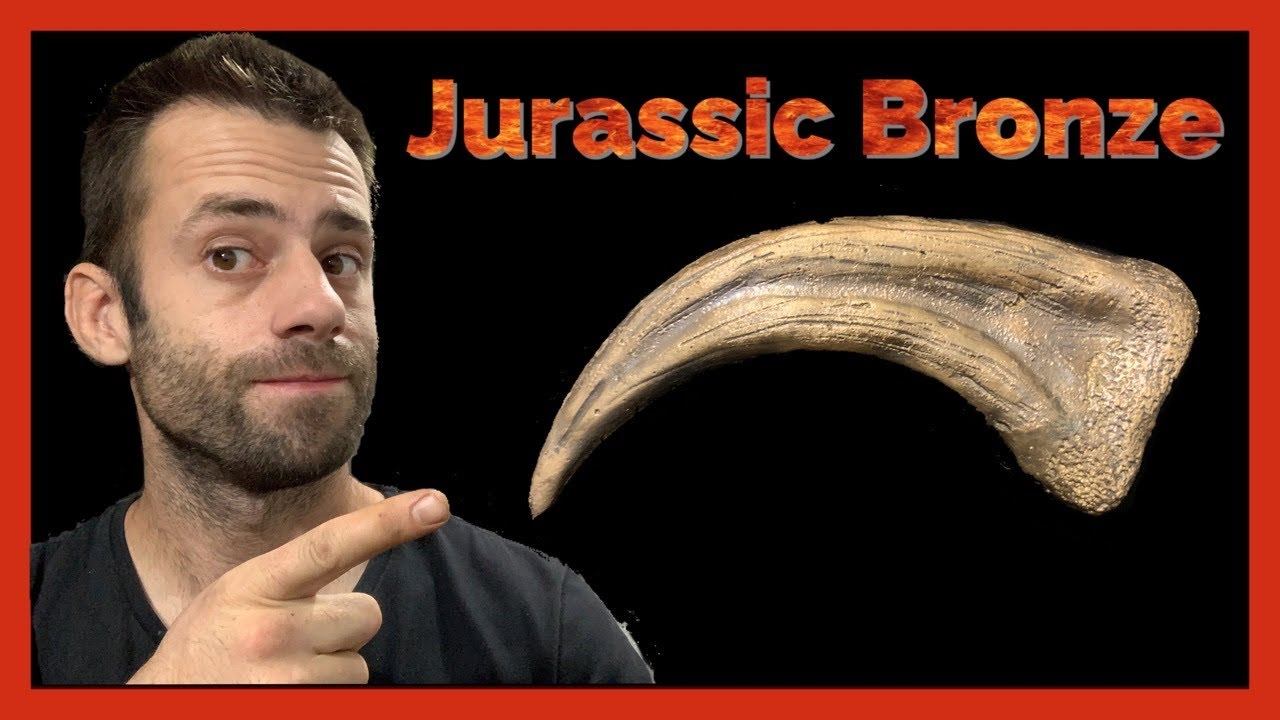 Sculpting and Casting fossil Dinosaur Claw