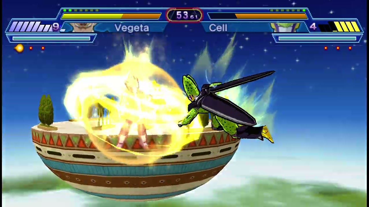 Majin Vegeta VS Cell – Dragon Ball Z Shin Budokai 2