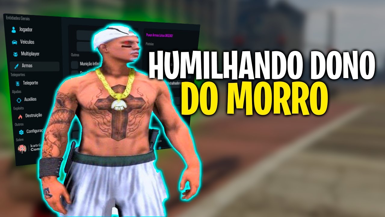 HUMILHANDO DONO DE UMA FAC OT4RIO COM MOD MENU GTA RP