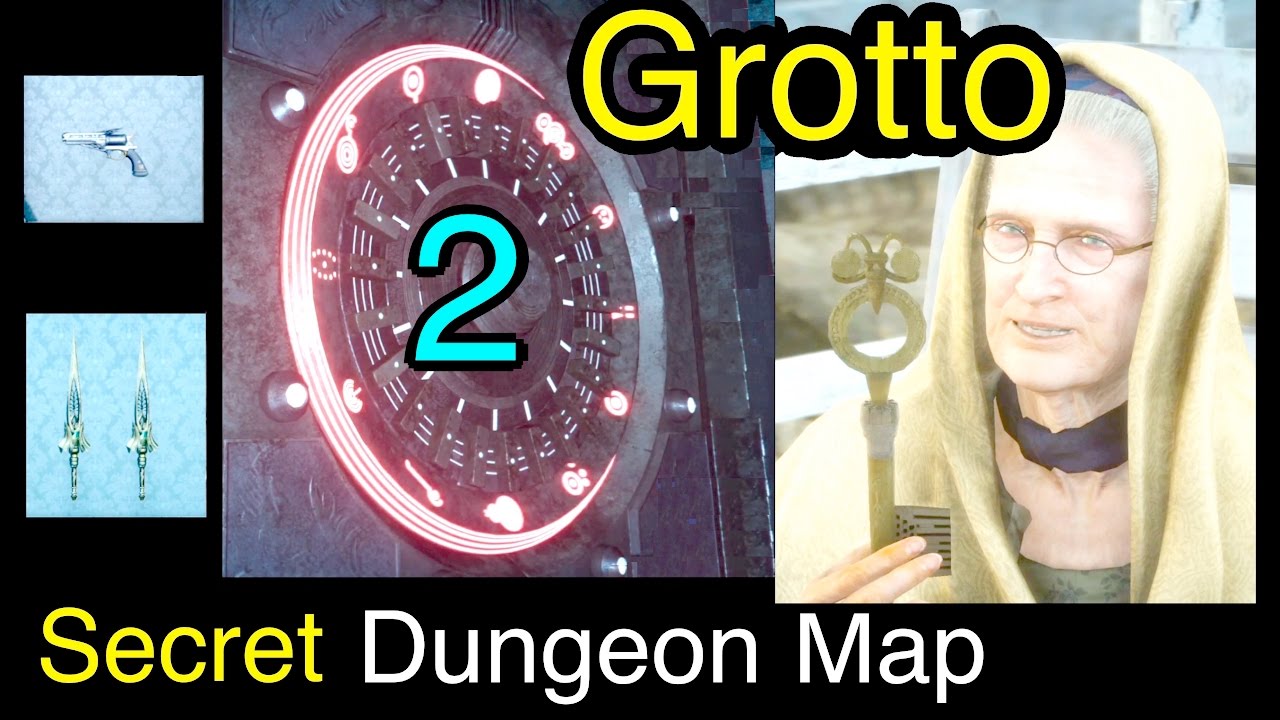 Final Fantasy XV: Grotto Sealed Dungeon Map - Guida completa di All Treasures FFXV