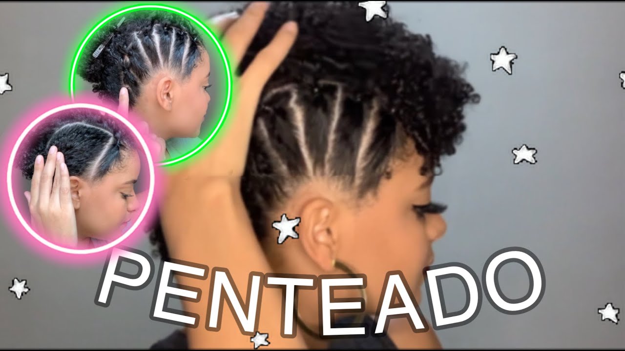 PENTEADO ELEGANTE EM CABELO CACHEADO