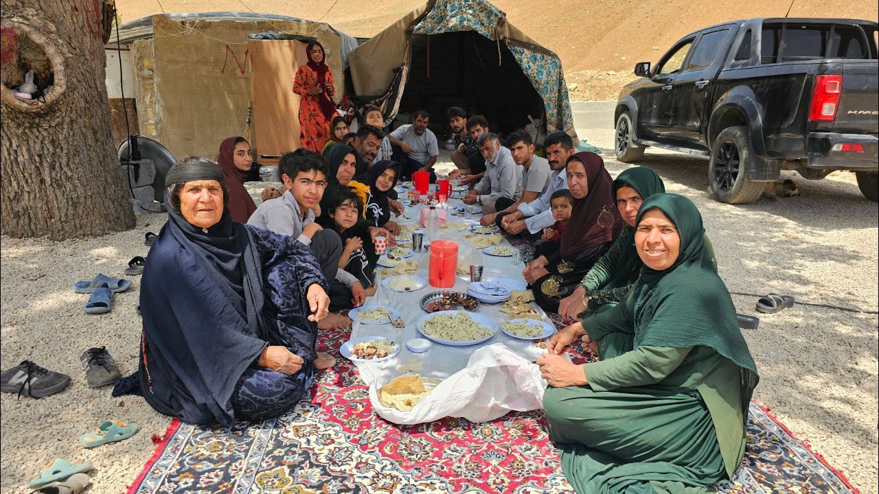 Nomadic life: moments of joy and togetherness with family. 😍