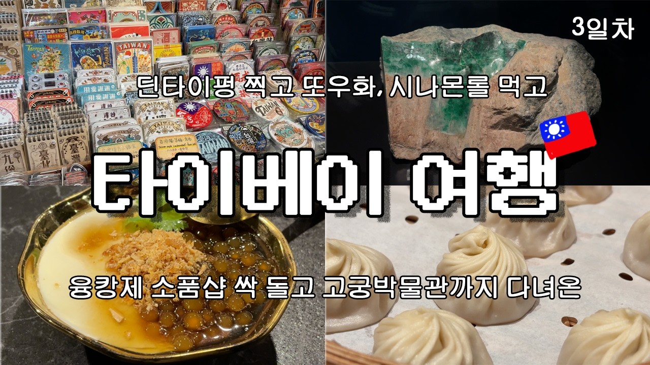 (4K) 🇹🇼소품샵이랑 고궁박물관을 같은 날에 다녀오는 황당한 일정 😇 #vlog